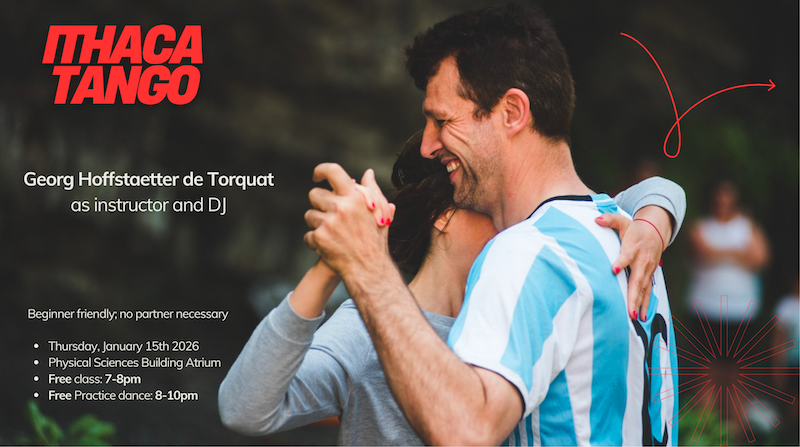 Ithaca Tango Lesson & Practica - January 15, 2026